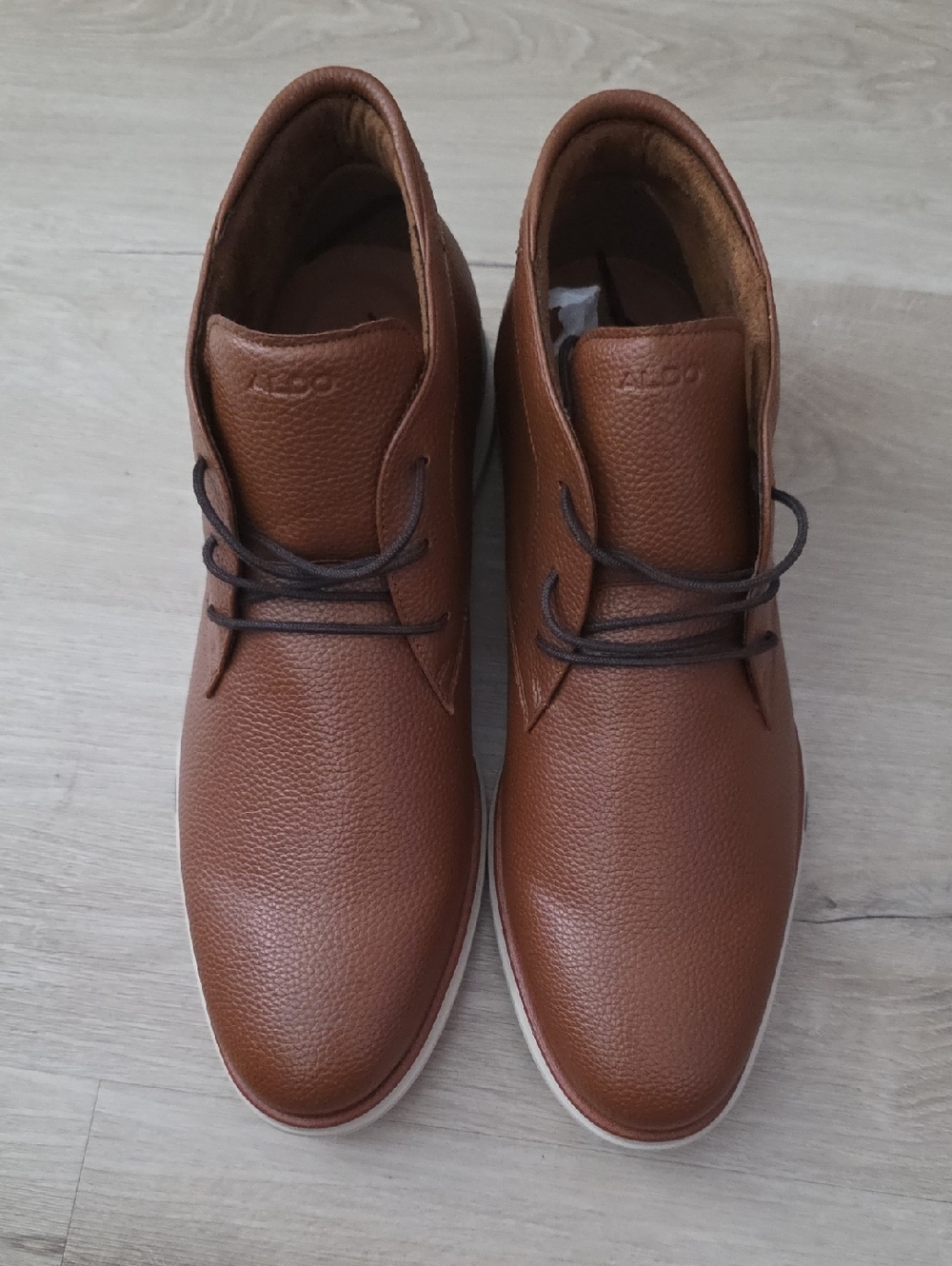 Aldo Stetson Mens Lace Ups Boots in Cognac
